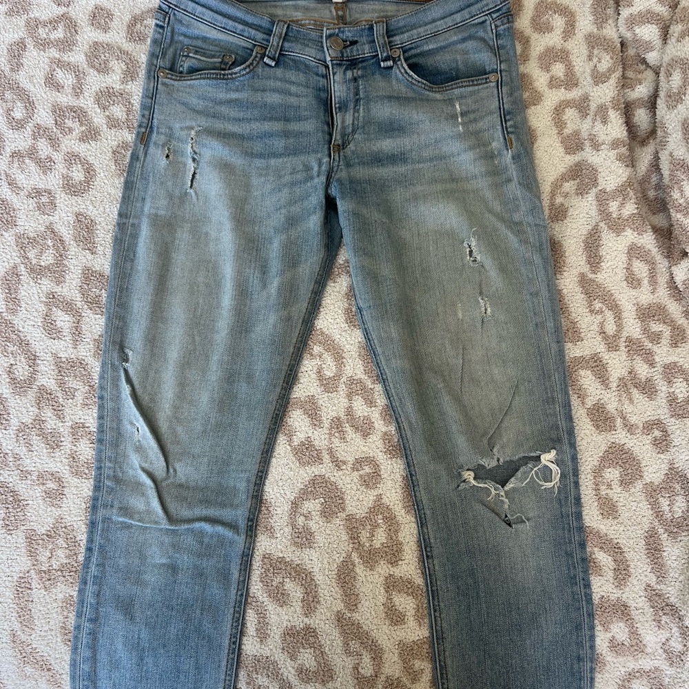 Rag & Bone Distressed Stretch Skinny Jean